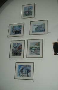 From Circles to Cities - Main Art Wall From Circles to Cities @ Bucks Open Studios 2011