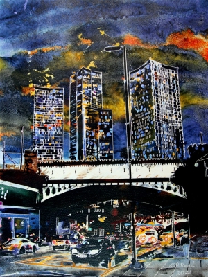 Deansgate-©2021-Cathy-Read-Watercolour-and-Acrylic-61-x-45.7-cm-HR-en-800