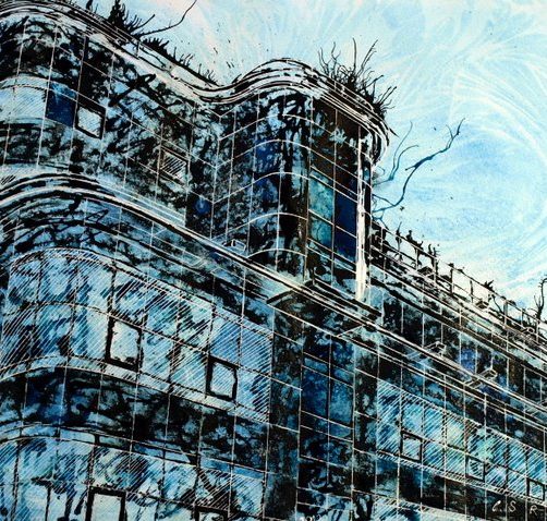 ©2012 - Cathy Read - Watercolour and acrylic ink - 40x50cm