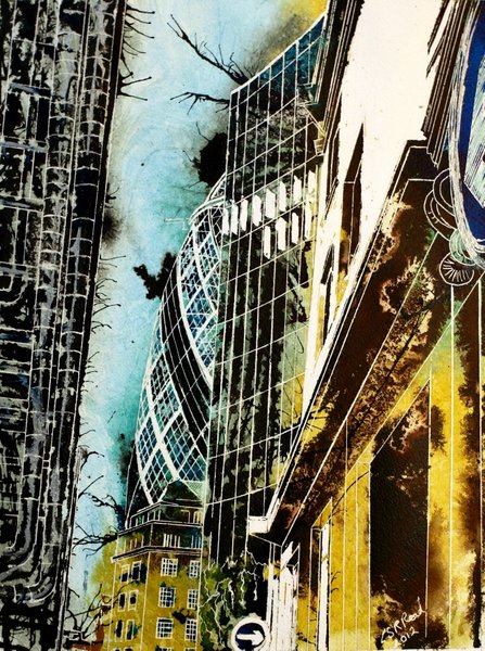 ©2012 - Cathy Read - Which way - Mixed media -38 x 28cm ©2012 - Cathy Read - Which way - Mixed media -38 x 28cm