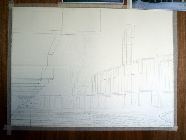 ©2013 - Cathy Read - Work in Progress - Pencil - 55 x 75 cm