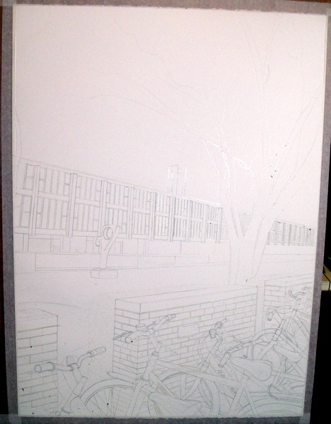 ©2013 - Cathy Read - Work in Progress- Pencil - 75 x 55 cm