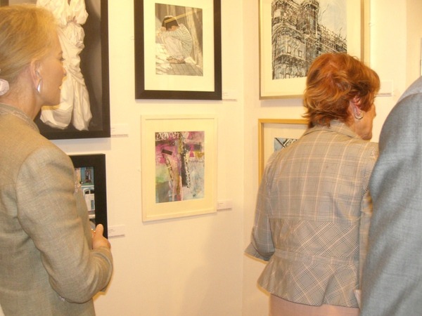 ©2013 - Cathy Read Society or Women Artists Private View, Mall Galleries - Princess Michael of Kent