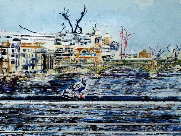 ©2014-Cathy-Read-Crossing-the-Thames-Watercolour-and-Acrylic-30.5x40.5-cm.jpg
