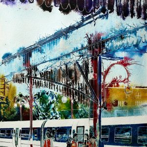 Cathy Read - Artist - The Journey Begins Painting