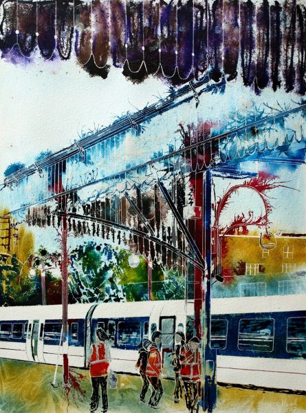 Cathy Read - Artist - The Journey Begins Painting