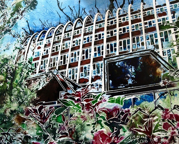 Manchester Paintins©2016-Cathy-Read-Toastrack-Mixed-Media-30x40cm