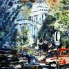©2017-Cathy-Read-St-Pauls-at-Night-Watercolour-and-Acrylic-55-x-75cm