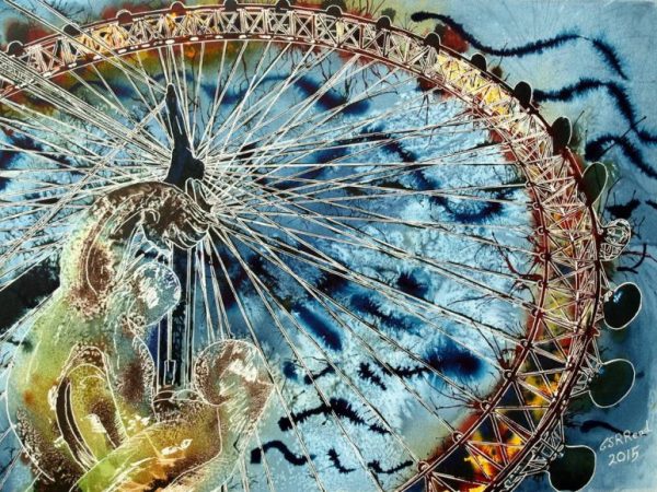 ©2015-Cathy-Read-The-Weight-of-the-Eye-Watercolour-and-Acrylic-75-x-56-cm