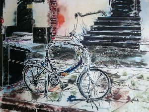 ©2017-Cathy-Read-Neglected-Watercolour-and-Acrylic-40x50-cm