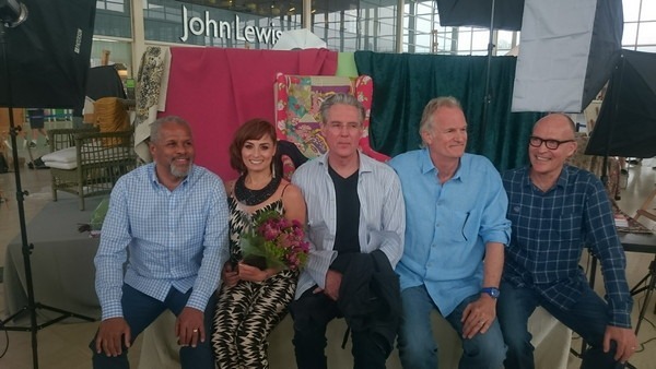 Gary Wilmot, Flavia Cacace, Michael Praed, Clive Mantle and Rupert Fawcett - ©2017 Cathy Read - Brush with Fame