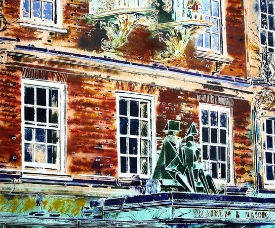 Cathy Read- - Artist = Fortnum and Mason Painting