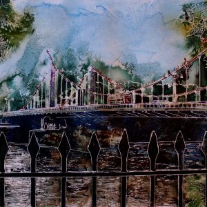 Painting of Chelsea Bridge