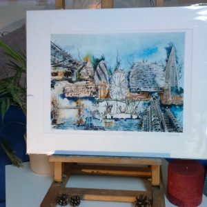 Packaged print of Sketching London by Cathy Read