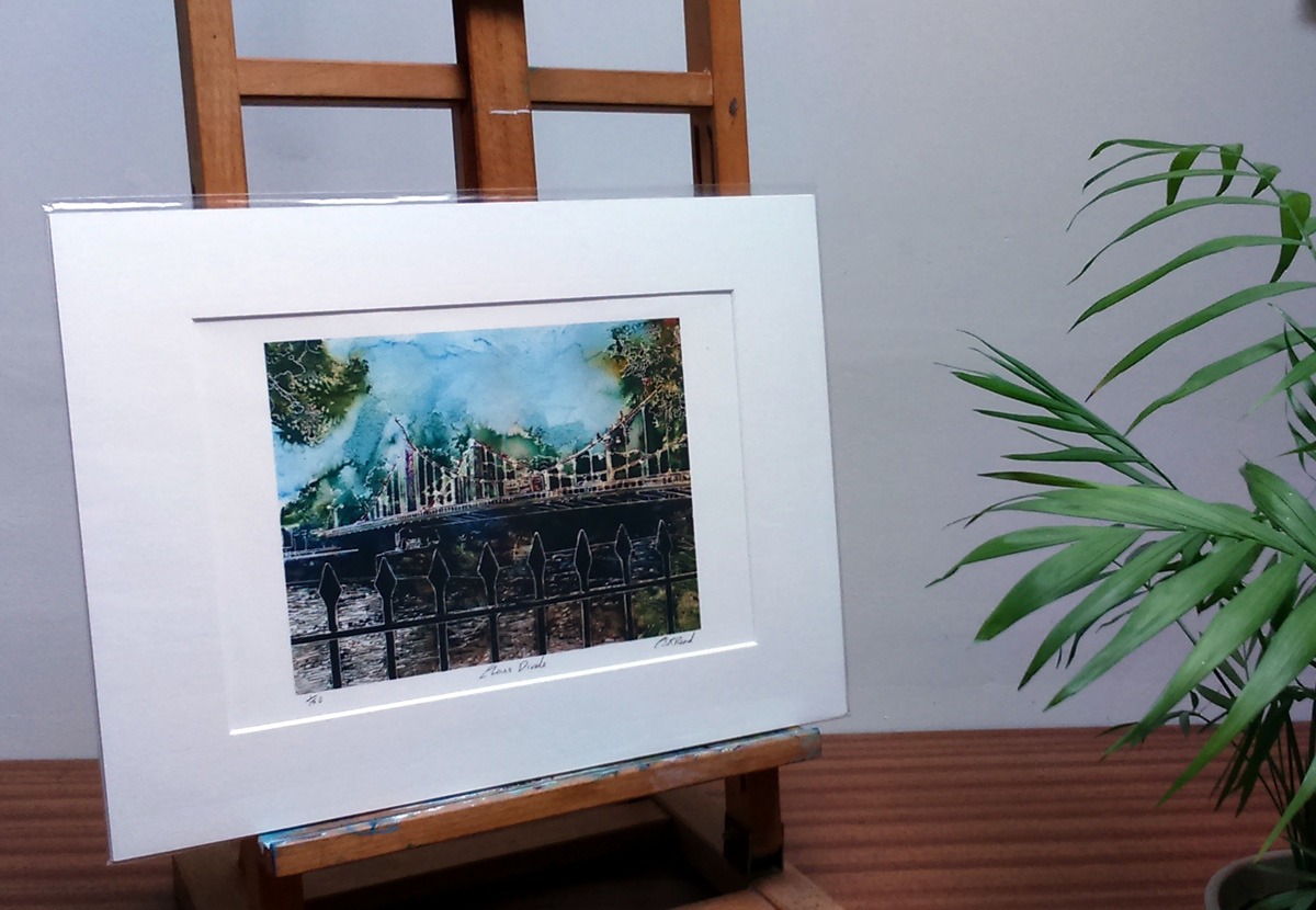 Packaged print of Chelsea Bridge