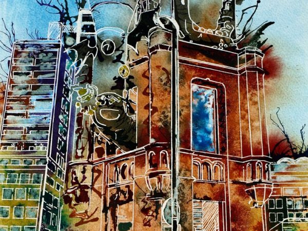 Cathy Read - Artist - Music Stand Painting