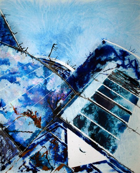 ©2012 - Cathy Read - Land of Dreams - Mixed Media- 50x40cm