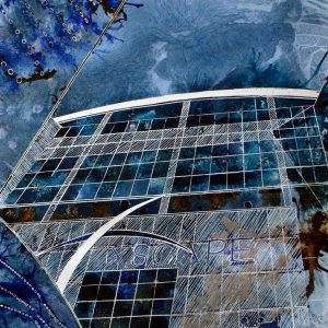 The Temple of Youth - ©2012 - Cathy Read -Mixed Media - 50x40cm