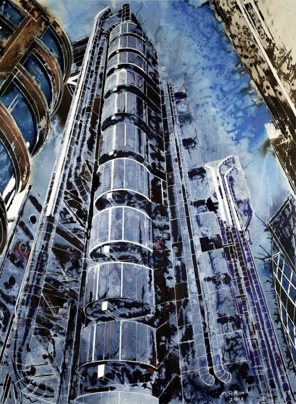 Cathy Read - Artist - The Lloyds Building painting