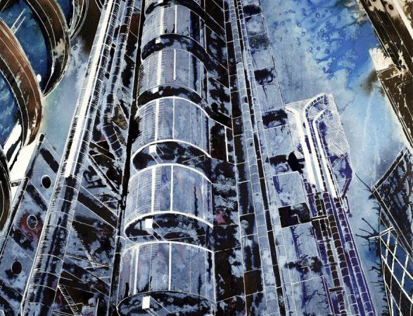 Cathy Read - Artist - The Lloyds Building painting