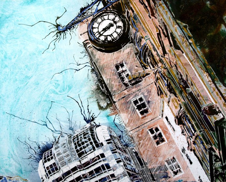 Cathy Read – Artist - Gracechurch Street Painting