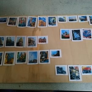 Painting layout for Art on the Fence Sept 2020