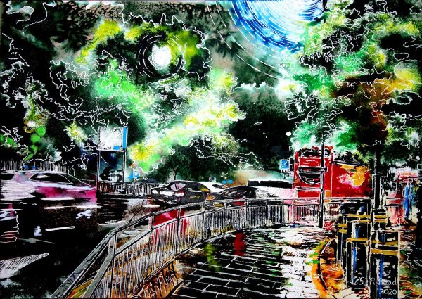 Cathy Read - Artist - Leaving Hammersmith Apollo
