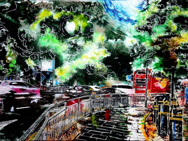 Cathy Read - Artist - Leaving Hammersmith Apollo