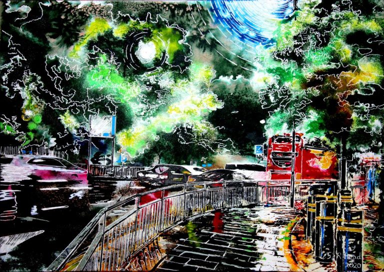 Cathy Read - Artist - Leaving Hammersmith Apollo