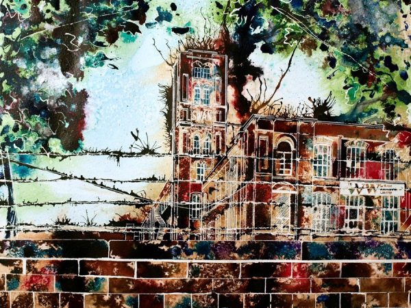 Cathy Read - Artist - Swan Mill painting