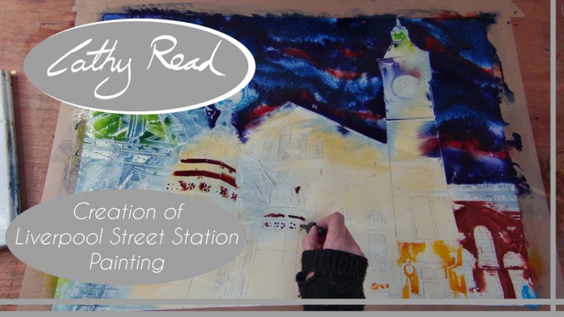 Creation of Liverpool Street Station painting