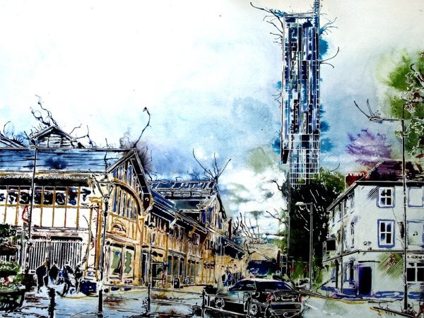 Cathy Read - Artist - MOSI Grey Painting