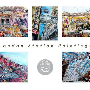 Cathy Read - Artist - London Station Cards