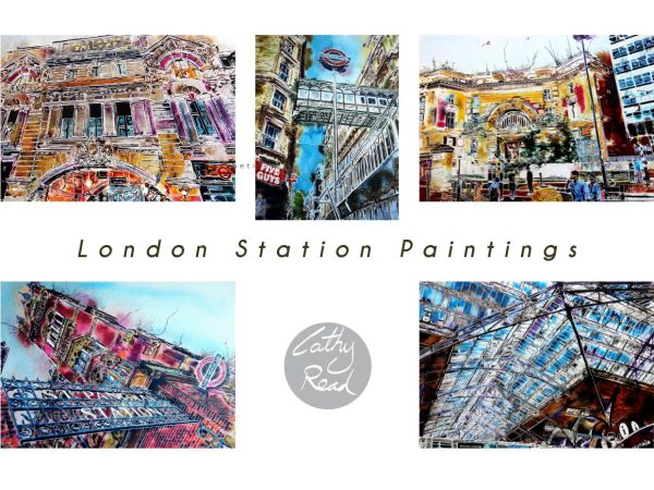 Cathy Read - Artist - London Station Cards