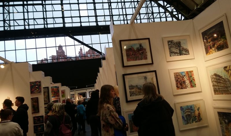 Manchester Art Fair 2021 Cathy Read Art Stand