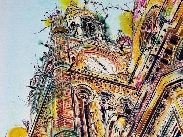 Cathy Read - Artist - Nearly Hometime painting