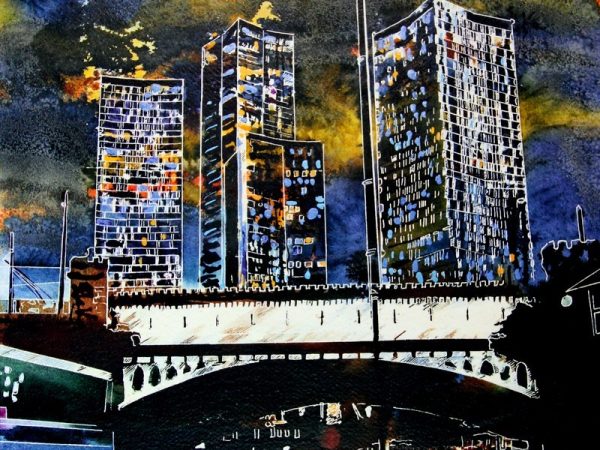 Cathy Read - Artist - Deansgate painting
