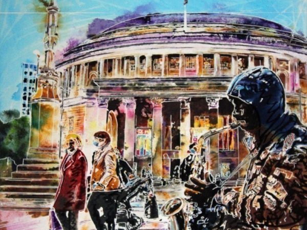 Cathy Read - Artist - Library Vibes painting