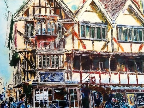 Cathy Read - Artist - Shop to Let Painting