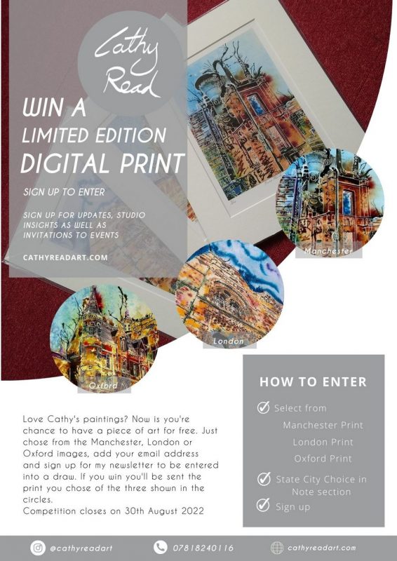 Cathy Read Art Print Giveaway poster