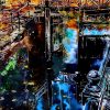 Cathy Read - Artist - Deep Dark Lock painting