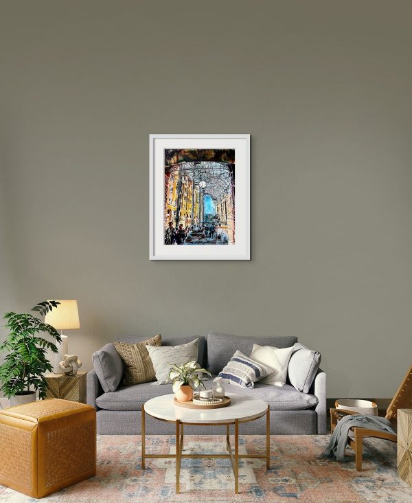 Room Setting Featuring Hays Galleria an original painting by Artist Cathy Read