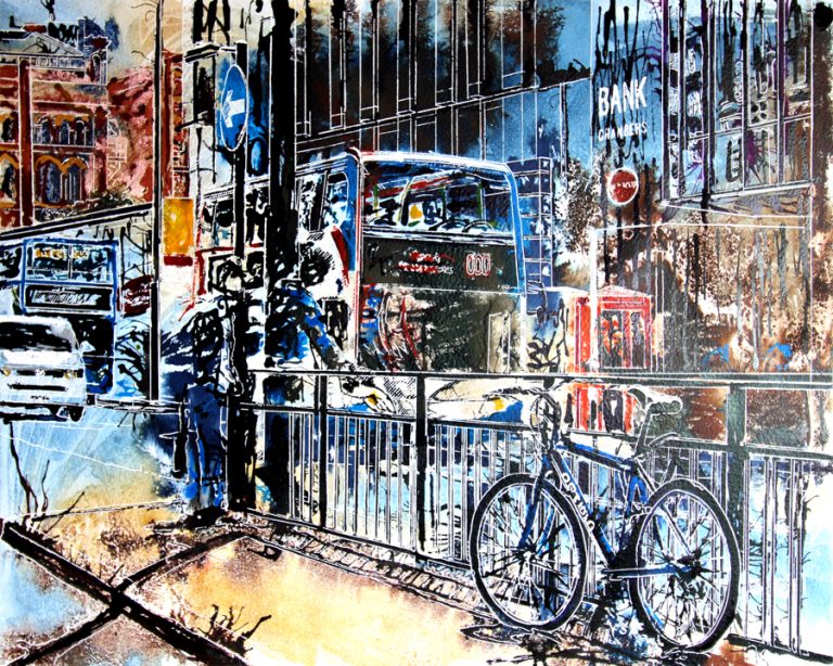 Cathy Read - Artist - Lost and Abandoned in the City Painting