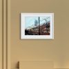 Room Setting featuring Piccadilly Bound, an original painting by Artist Cathy Read