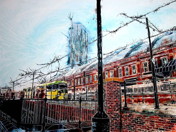 Cathy Read - Artist - Piccadilly Bound Painting