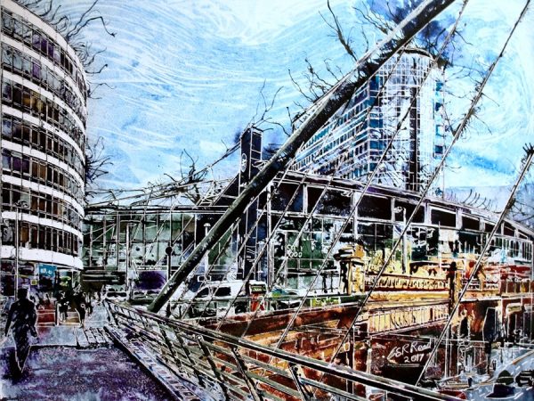 Cathy Read - Artist - Piccadilly Station Painting