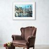 Room setting with Sketching London by artist Cathy Read. An original painting of Famous London Landmark Architecture