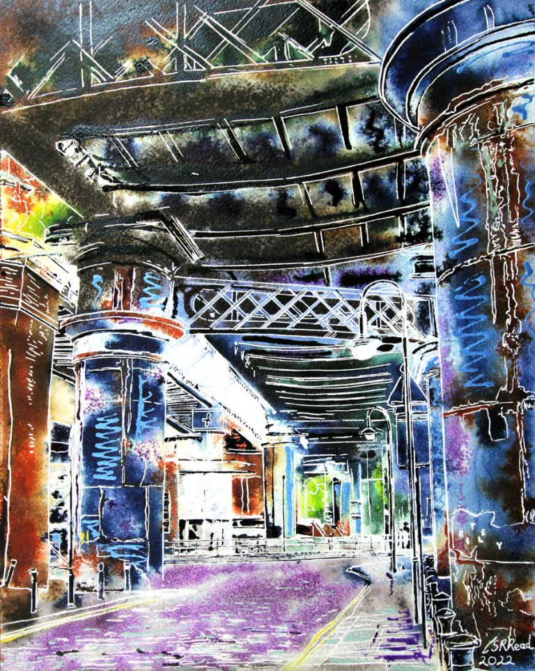 Cathy Read - Artist - Motley Tower Painting
