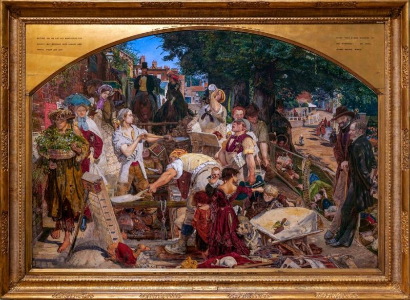 Work Ford Maddox Brown. In Manchester Art Gallery