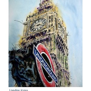 Cathy Read - Artist - London Icons Calendar 2026